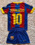 Ретро!! Детско юношески футболен екип Барселона Роналдиньо Barcelona Ronaldinho, снимка 2