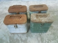 Военни стари метални кутии , снимка 1