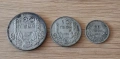Колекция от Сребърни монети непочистени 100лв 1934г,50лв1934г,20лв1930г, снимка 1