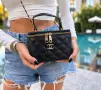 Черна чанта Chanel, снимка 3