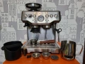 Еспресо машина SAGE Barista Express Кафемашина с кафемелачка, снимка 1