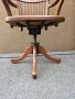 Антикварно офис кресло с механизъм в перфектно състояние, снимка 5