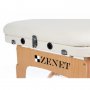 23 Преносима масажна кушетка с  ФИКСИРАНА Цена 10 лева за дост Zenet ZET-1042 размер S, Дървена бяла, снимка 6