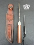 Уникален комплект от два ножа-масивен и компактен в една кания,LN437, снимка 7