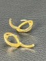 Златни обеци Халки циркон ЧИСТО НОВИ 14 карата 585 zlatni obeci zlaten gold, снимка 10