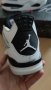 Nike Air Jordan Retro 4 Military Black White Panda Размер 37.5 Номер 23.5см Дамски Обувки Бели, снимка 4