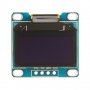 0,96 инча 4-пинов IIC I2C OLED дисплей модул 12864 / жълт + син, снимка 4