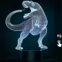 Холограмна 3D LED лампа Т-Rex динозавър, снимка 1
