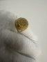 Златен пръстен с монета 50 Куруша Ататюрк, снимка 1 - Пръстени - 44198716