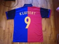 Барселона футболна тениска №9 Патрик Клуиверт размер Л, снимка 4