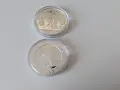 Сребърна монета, 1 oz Китайска панда 2013, 99.9% сребро, снимка 3