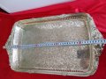Голям Стар ПОСРЕБРЕН Английски Поднос , Табла, снимка 6