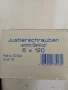 Регулиращи, регулируеми, дистанционни винтове за дърво 6x120мм ,100бр., снимка 1
