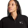 Дамска блуза Nike NSW AIR FLC TOP BLACK, снимка 4