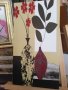дървена картина с цветя, снимка 2
