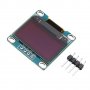 0,96 инча 4-пинов IIC I2C OLED дисплей модул 12864 / бял, снимка 6