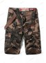 Мъжки къси панталони Camo Slim Military Cargo с колан, 3цвята - 023, снимка 4