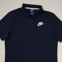 Nike Polo Shirt оригинална тениска M Найк памучна поло фланелка, снимка 2 - Спортни дрехи, екипи - 40579257
