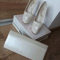 Комплект официални обувки с чанта, снимка 6 - Дамски елегантни обувки - 37801564