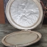 стара сребърна пудриера филигран, снимка 4 - Антикварни и старинни предмети - 41583093