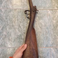 Приклад от стара френска пушка с 2 спусъка, снимка 17 - Колекции - 44384365