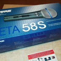 shure beta sm58s-microphone 0609212116, снимка 1 - Микрофони - 34046153