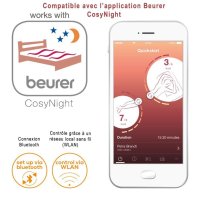 Електрическо одеало Beurer UB 200 CosyNight WiFi, снимка 5 - Други стоки за дома - 41885797