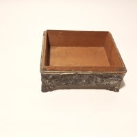 Японска стара кутийка метал и дърво Уникат Made in Japan, снимка 6 - Други ценни предмети - 41680068