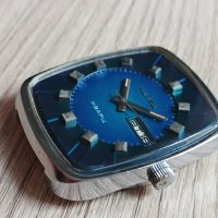 Рядък мъжки часовник Чайка кварц, снимка 2 - Мъжки - 38887877