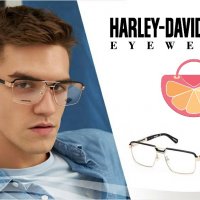 HARLEY DAVIDSON 🍊 Мъжки рамки за очила BLACK "N" GOLD METAL нови с кутия, снимка 6 - Слънчеви и диоптрични очила - 39060606