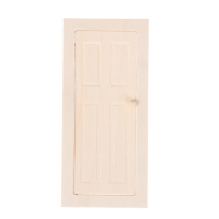 Дървена врата за макет къща за кукли 1:12, снимка 1 - Други - 44747389