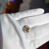 Огромен Топ 9,55 карата Фенси Златно Диамант Мойсанит Diamond Moissanite , снимка 6 - Други - 36279191