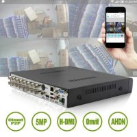 6в1 Мултихибриден 8 Канален DVR 5M-N XVR за AHD CVI TVI XVI IP CVBS 5MP/4MP/3MP/2MP/1MP/960H Камери, снимка 1 - Комплекти за видеонаблюдение - 41480065