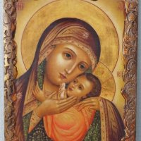Икона МДФ с Богородица, снимка 1 - Икони - 39314301