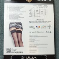 Giulia Chic 20 den размер 1/2 (XS/S) луксозни чорапи със силикон и ръб отзад в цвят  , снимка 4 - Бельо - 41460172