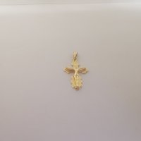 Златен кръст 18к , снимка 1 - Колиета, медальони, синджири - 41922750