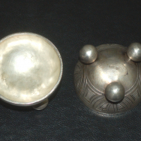 Сребърни чашки за яице/хайвер, снимка 2 - Антикварни и старинни предмети - 36139371