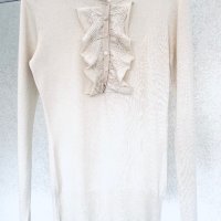 Нежна блуза ESSENTIEl ANTWERP лукс, снимка 11 - Блузи с дълъг ръкав и пуловери - 40504710