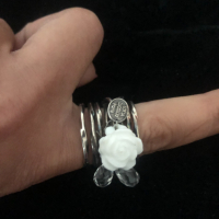 Lotta Djossou Paris сребърен  пръстен, снимка 4 - Пръстени - 36241418