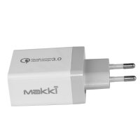 Makki бързо зарядно Fast Charger - QC3.0 30W, снимка 3 - Оригинални зарядни - 41190179