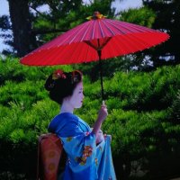 Японски чадър (Vintage), снимка 6 - Други - 38820278