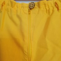 Жълт модерен свеж и ефектен панталон, снимка 8 - Панталони - 40861271