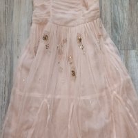 Официална рокля пепел от рози на next, закупена от Англия за 7-8год, 128см., снимка 2 - Детски рокли и поли - 41845885