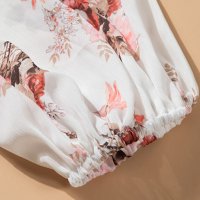 Дамска блуза с дълъг ръкав и флорален принт, снимка 12 - Блузи с дълъг ръкав и пуловери - 44304487