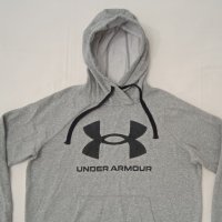 Under Armour UA Hoodie оригинално горнище L спортен суичър памук, снимка 2 - Спортни дрехи, екипи - 41873441