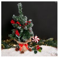 Коледна декоративна елха, 50см, снимка 2 - Декорация за дома - 34736872