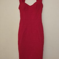 Елегантна червена рокля ASOS, снимка 1 - Рокли - 41584311