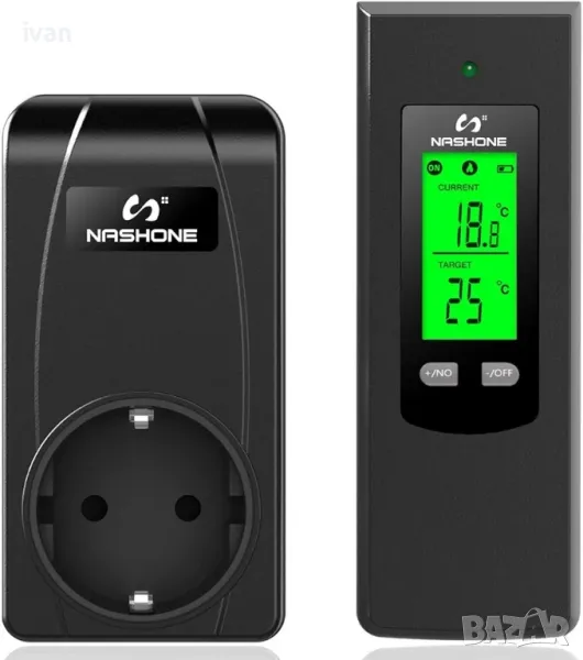 Wireless термостат с контракт , снимка 1