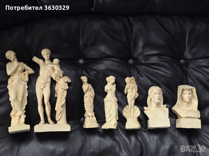 Гипсова фигура и бюст, снимка 1