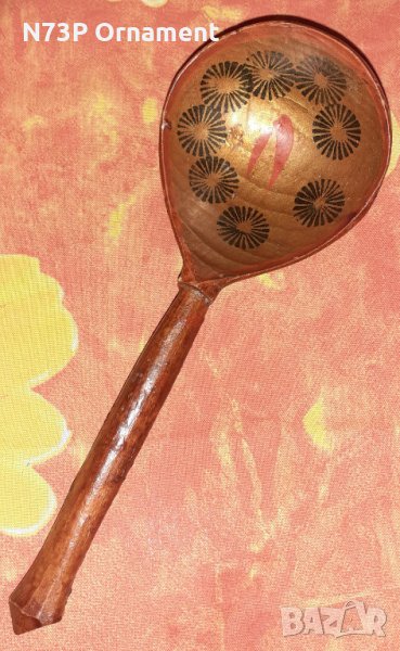 СТАРА ДЪРВЕНА ЛЪЖИЦА. РЪЧНА ИЗРАБОТКА. , снимка 1